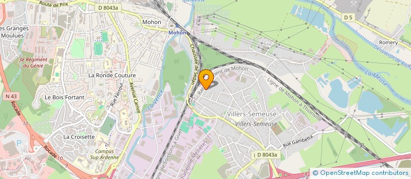 localisation de l'entreprise MONSIEUR THIBAUT GOURY  VILLERS-SEMEUSE