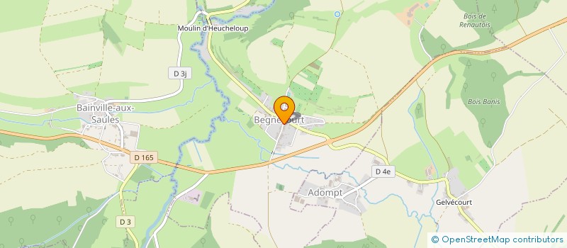 localisation de l'entreprise MONSIEUR THIBAUT GOUTTE  BOUZEMONT