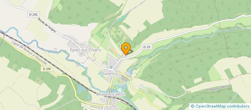 localisation de l'entreprise MONSIEUR THIBAUT GRITTI à CHARENCY-VEZIN