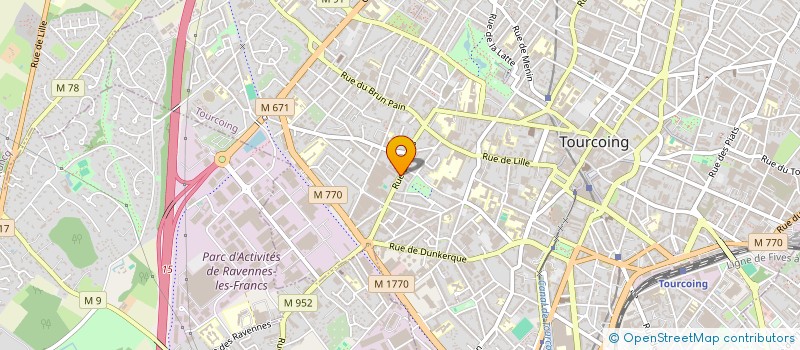 localisation de l'entreprise MONSIEUR THIBAUT GRYMONPREZ à ARMENTIERES