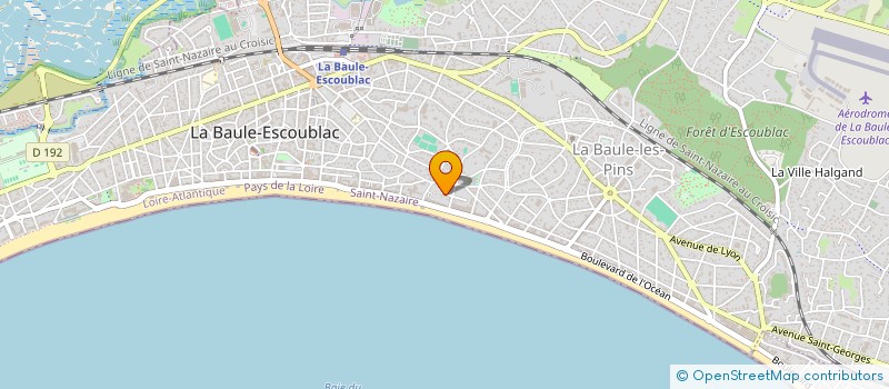 localisation de l'entreprise MONSIEUR THIBAUT GUIBAL à LA BAULE-ESCOUBLAC