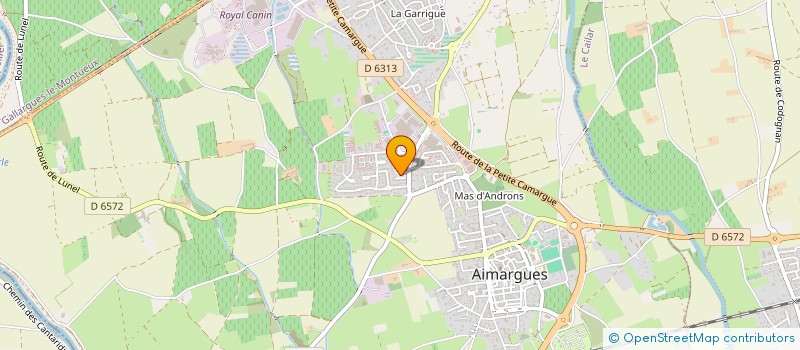 localisation de l'entreprise MONSIEUR THIBAUT HAZOTTE  AIMARGUES