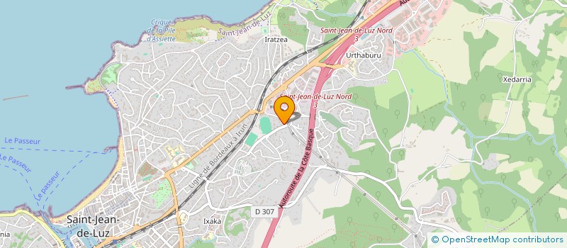 localisation de l'entreprise MONSIEUR THIBAUT HERRADOR à SAINT-JEAN-DE-LUZ