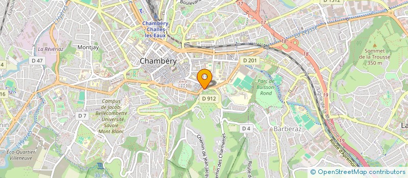 localisation de l'entreprise MONSIEUR THIBAUT HIRSCH  CHAMBERY