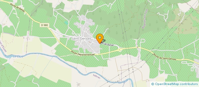 localisation de l'entreprise MONSIEUR THIBAUT HIS  SAINT-GERVAIS