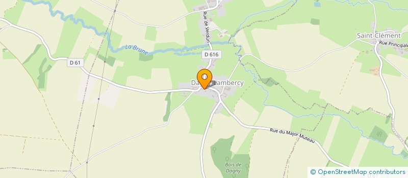 localisation de l'entreprise MONSIEUR THIBAUT HUBERT  DAGNY-LAMBERCY