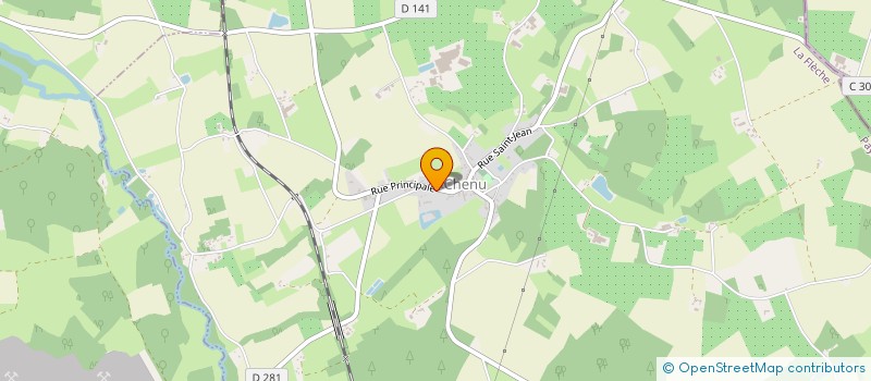 localisation de l'entreprise MONSIEUR THIBAUT HUYGHUES-DESPOINTES à CHENU