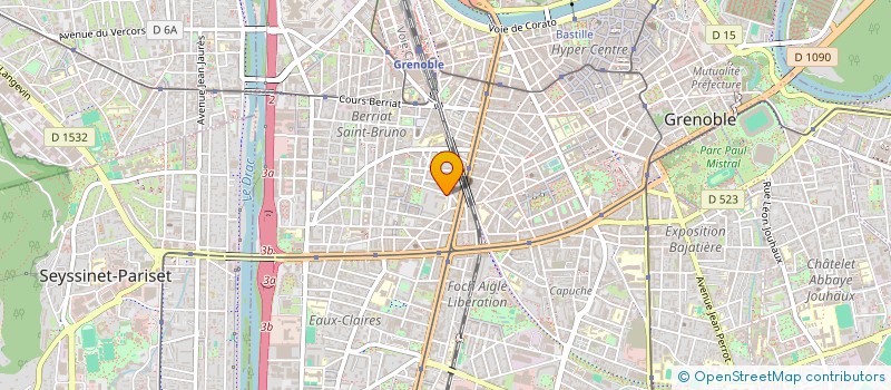 localisation de l'entreprise MONSIEUR THIBAUT JACQUES FERN SANIEZ à GRENOBLE