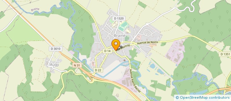 localisation de l'entreprise MONSIEUR THIBAUT JACQUET  BRAINE