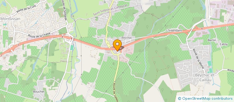 localisation de l'entreprise MONSIEUR THIBAUT JOUGOU  BEYCHAC-ET-CAILLAU