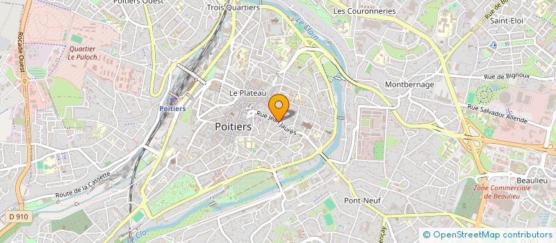 localisation de l'entreprise MONSIEUR THIBAUT JOUHANNET à POITIERS