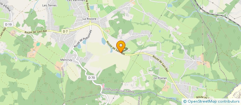 localisation de l'entreprise MONSIEUR THIBAUT JOUVET  LENTILLY