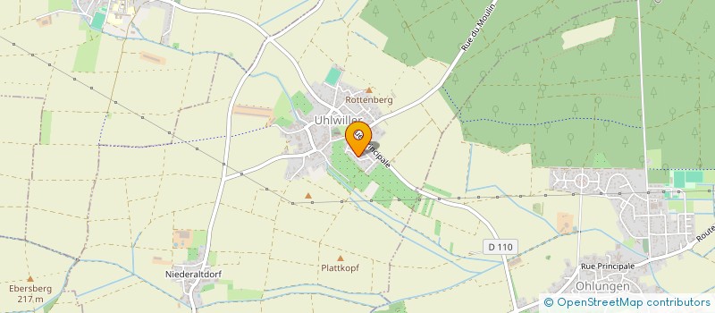 localisation de l'entreprise MONSIEUR THIBAUT KERN  UHLWILLER