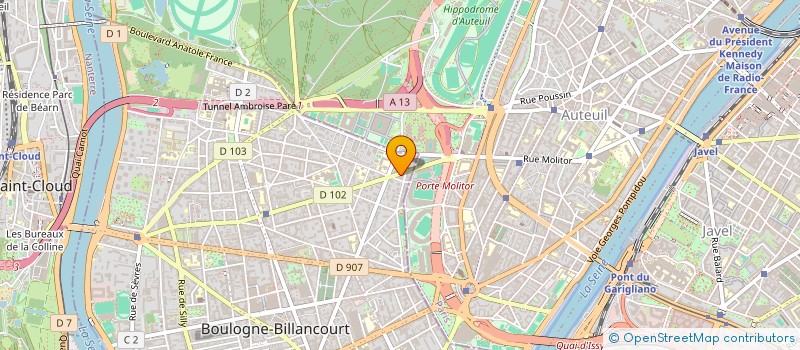 localisation de l'entreprise MONSIEUR THIBAUT KUENTZ à BOULOGNE-BILLANCOURT