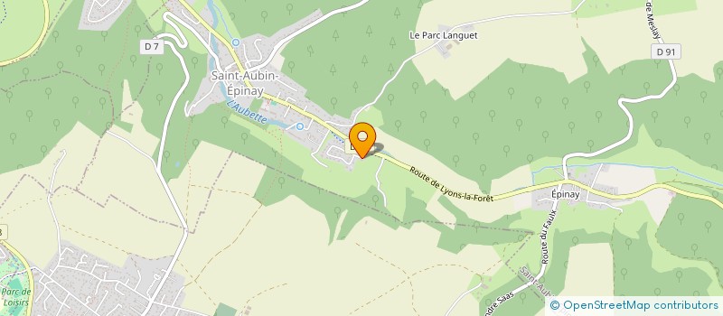 localisation de l'entreprise MONSIEUR THIBAUT LACHERAY  SAINT-AUBIN-EPINAY