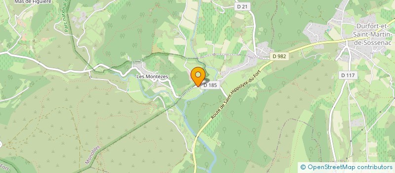 localisation de l'entreprise MONSIEUR THIBAUT LAGARDE  LA CADIERE ET CAMBO