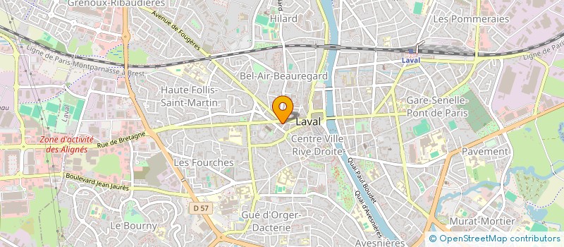 localisation de l'entreprise MONSIEUR THIBAUT LAMBROUIN  LAVAL