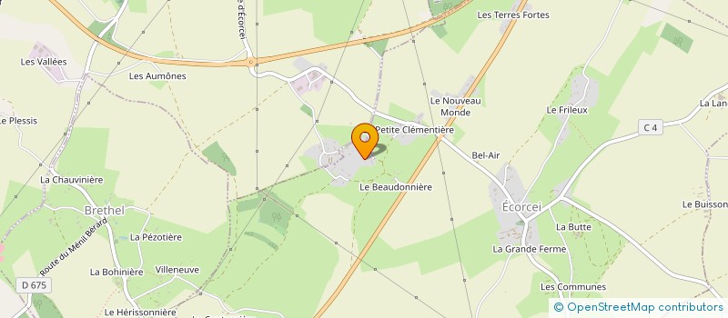 localisation de l'entreprise MONSIEUR THIBAUT LANGLOIS à ECORCEI