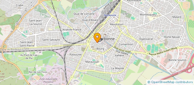 localisation de l'entreprise MONSIEUR THIBAUT LARGEY à NARBONNE