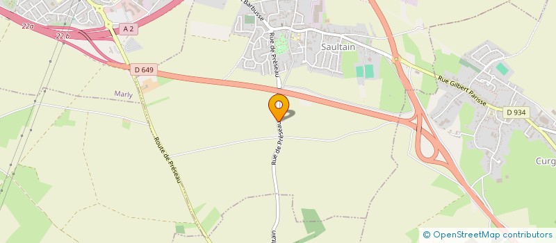 localisation de l'entreprise MONSIEUR THIBAUT LASSER  SAULTAIN