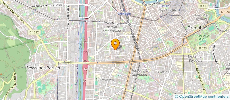 localisation de l'entreprise MONSIEUR THIBAUT LAURENT à GRENOBLE