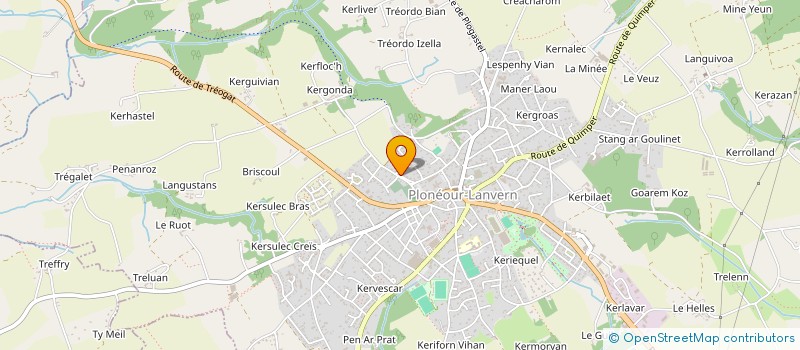 localisation de l'entreprise MONSIEUR THIBAUT LE MAGUER  PLONEOUR-LANVERN