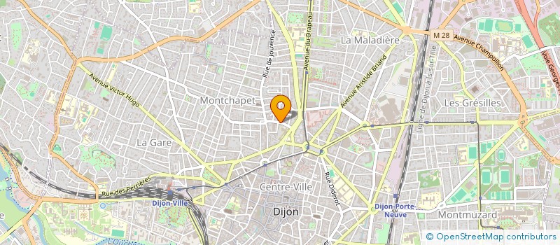localisation de l'entreprise MONSIEUR THIBAUT LECHAT à DIJON
