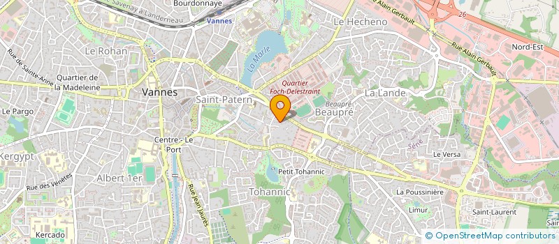 localisation de l'entreprise MONSIEUR THIBAUT LECOMPTE à VANNES