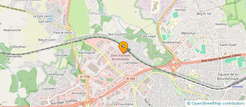 localisation de l'entreprise MONSIEUR THIBAUT LEFEBVRE à VANNES