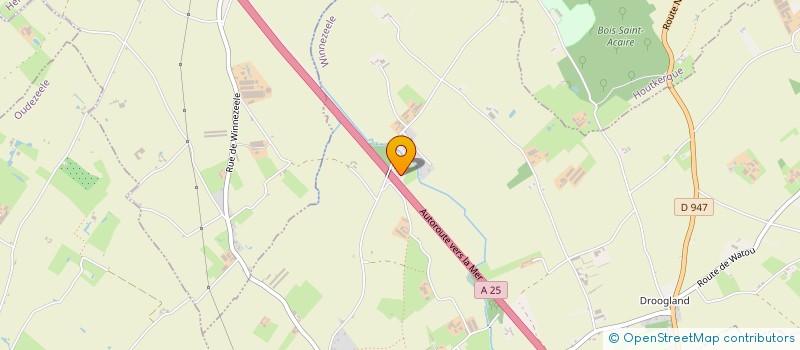 localisation de l'entreprise MONSIEUR THIBAUT LEFEBVRE DE RIEUX  WINNEZEELE