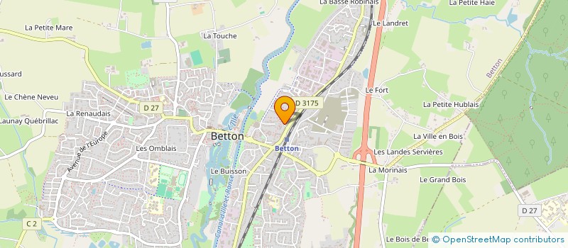 localisation de l'entreprise MONSIEUR THIBAUT LEFEUVRE  BETTON