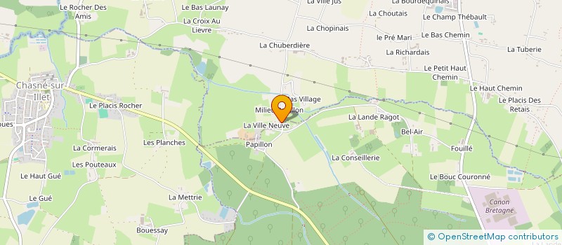 localisation de l'entreprise MONSIEUR THIBAUT LEFEUVRE  ERCE-PRES-LIFFRE