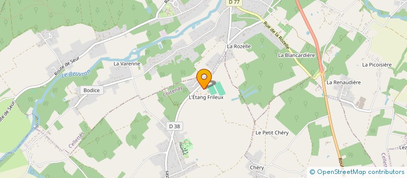 localisation de l'entreprise MONSIEUR THIBAUT LEGENDRE  CHITENAY