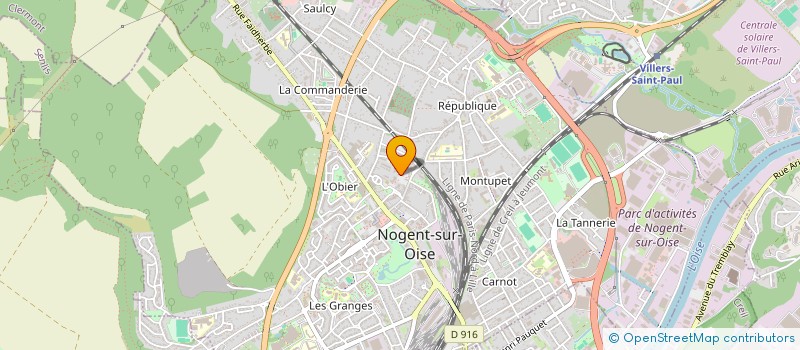 localisation de l'entreprise MONSIEUR THIBAUT LEGRAND  NOGENT-SUR-OISE