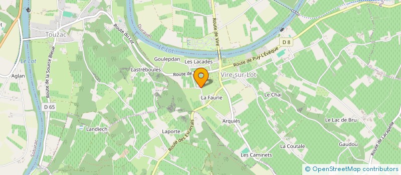 localisation de l'entreprise MONSIEUR THIBAUT LEGROS  VIRE-SUR-LOT