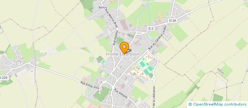 localisation de l'entreprise MONSIEUR THIBAUT LEJEUNE  FRIVILLE-ESCARBOTIN