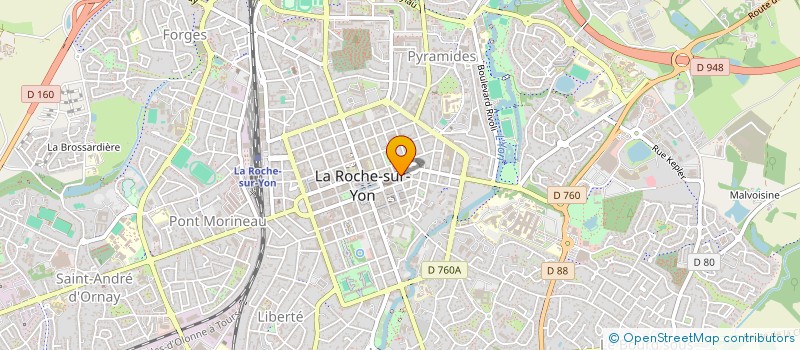 localisation de l'entreprise MONSIEUR THIBAUT LELAIZANT à LA ROCHE-SUR-YON