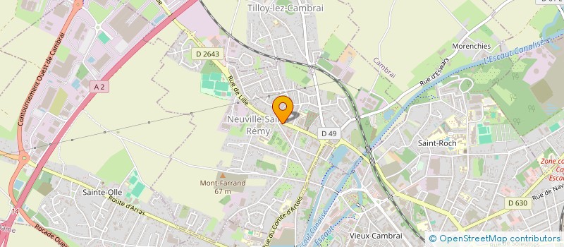 localisation de l'entreprise MONSIEUR THIBAUT LEMAIRE  NEUVILLE-SAINT-REMY