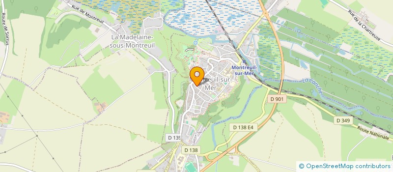 localisation de l'entreprise MONSIEUR THIBAUT LEMOR  MONTREUIL-SUR-MER