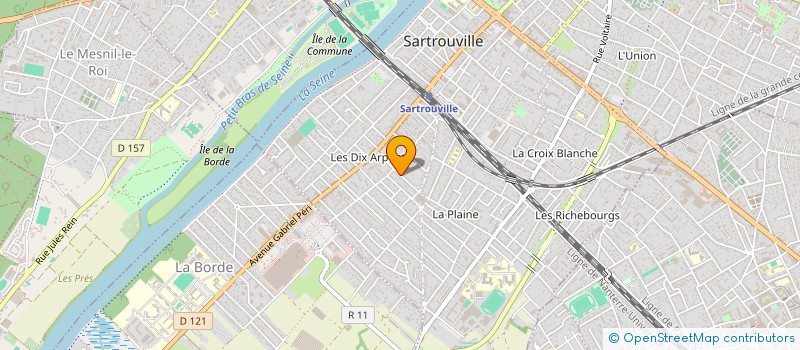 localisation de l'entreprise MONSIEUR THIBAUT LESCUYER à SARTROUVILLE