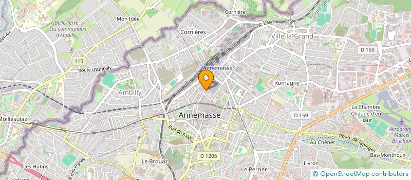 localisation de l'entreprise MONSIEUR THIBAUT LESIEUR  ANNEMASSE