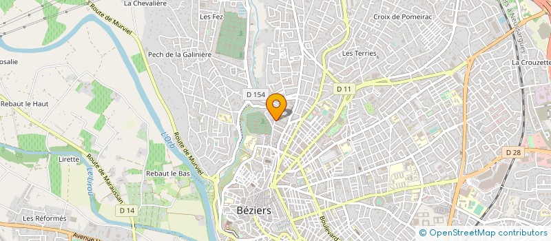 localisation de l'entreprise MONSIEUR THIBAUT LESTRA à BEZIERS