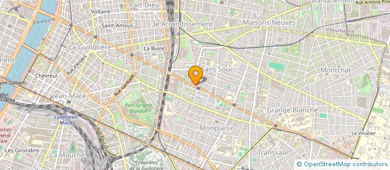 localisation de l'entreprise MONSIEUR THIBAUT LEVEQUE  LYON