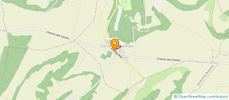 localisation de l'entreprise MONSIEUR THIBAUT LIBREGS  CERNY-EN-LAONNOIS