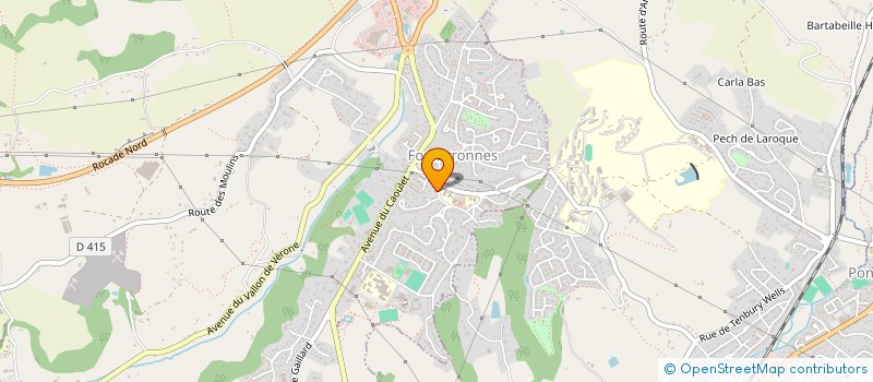 localisation de l'entreprise MONSIEUR THIBAUT LORENZO  FOULAYRONNES