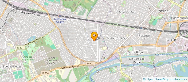 localisation de l'entreprise MONSIEUR THIBAUT MACHADO PEREIRA à GAGNY
