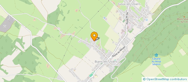 localisation de l'entreprise MONSIEUR THIBAUT MAGNENET  VAL-D'USIERS