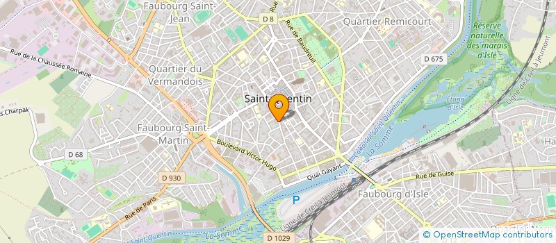 localisation de l'entreprise MONSIEUR THIBAUT MAIGNE  SAINT-QUENTIN