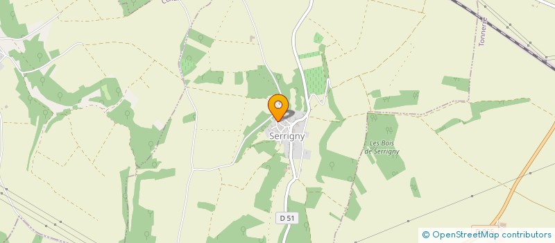 localisation de l'entreprise MONSIEUR THIBAUT MAILLET  SERRIGNY