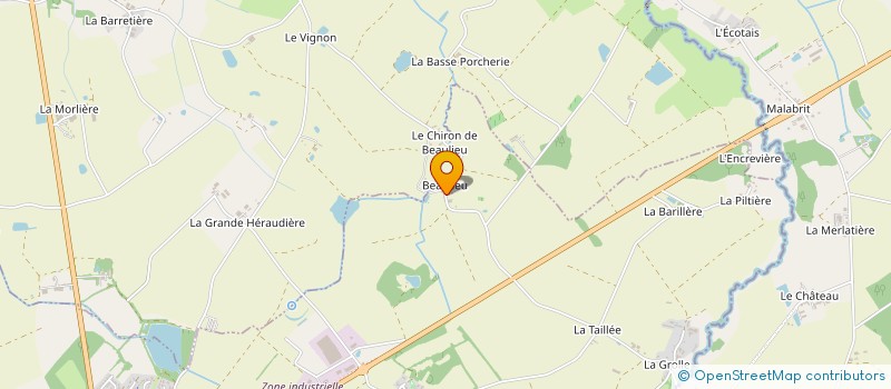 localisation de l'entreprise MONSIEUR THIBAUT MAIN  ROCHESERVIERE